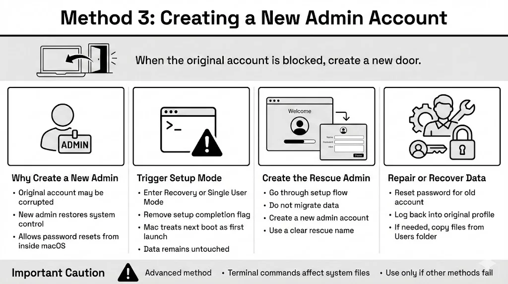 Creating a New Admin Account