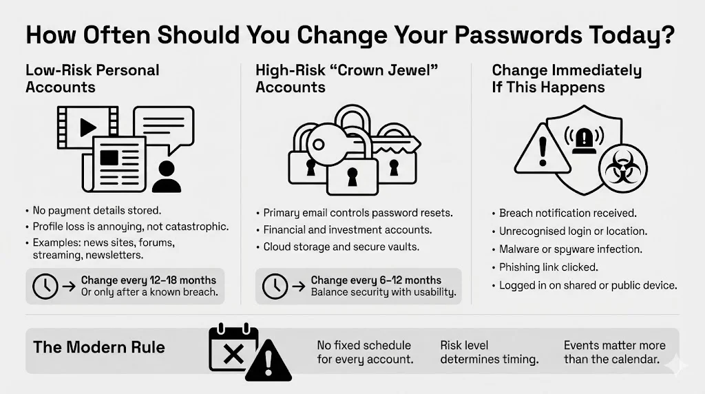 How Often Should You Change Your Passwords Today?