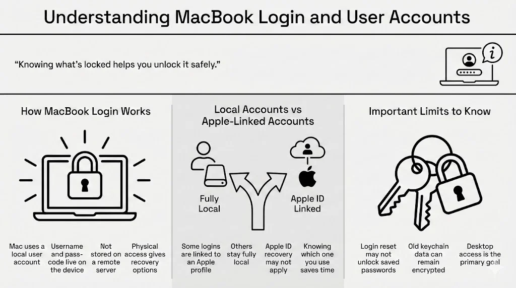 Understanding MacBook Login and User Accounts