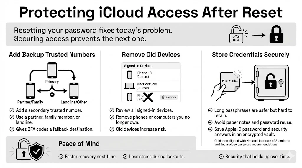 Protecting iCloud Access After Reset