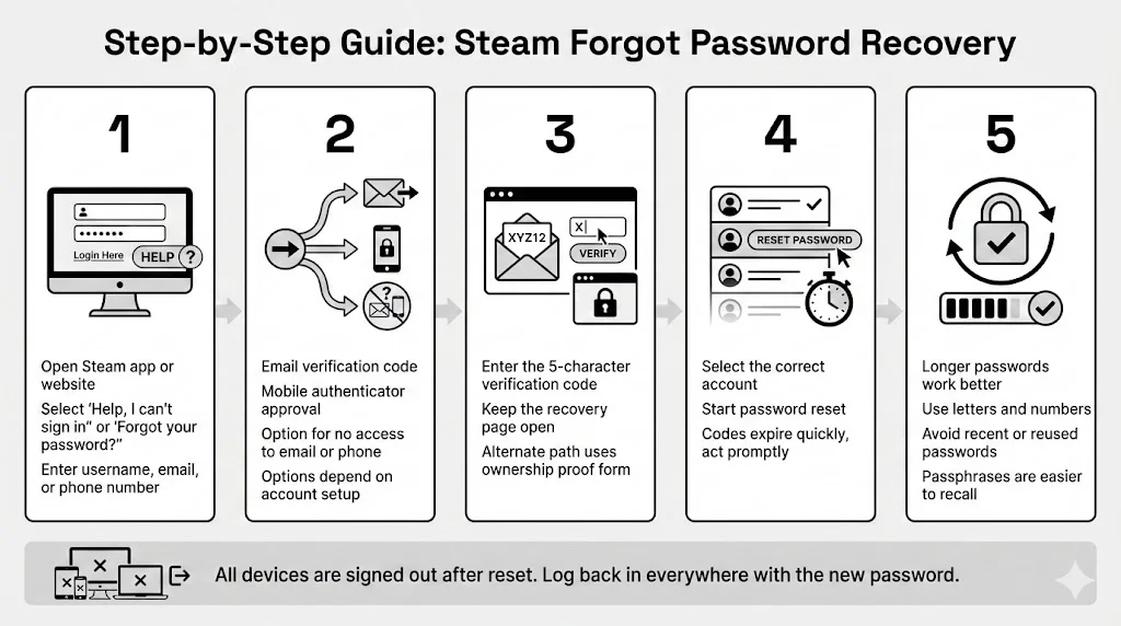 Step-by-Step Guide: Steam Forgot Password Recovery