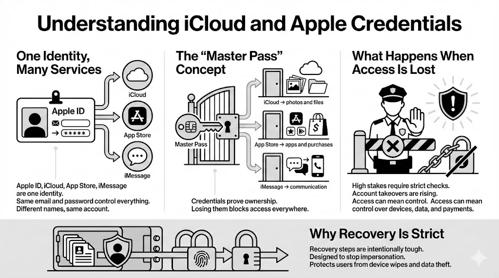 Understanding iCloud and Apple Credentials