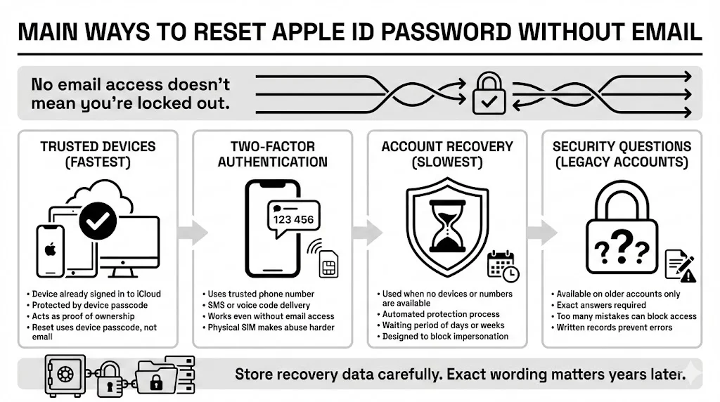 Main Ways to Reset Apple ID Password Without Email