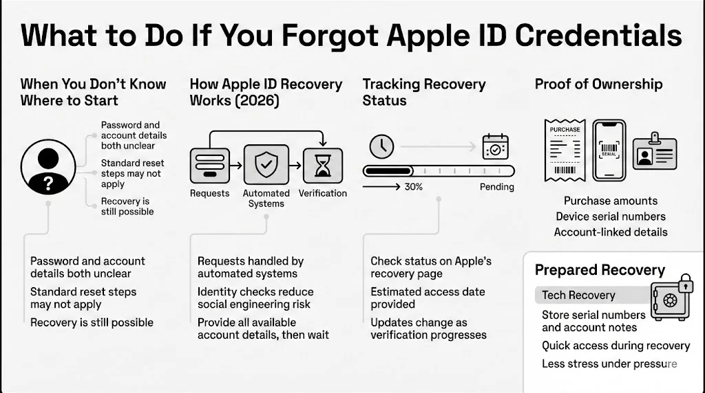 What to Do If You Forgot Apple ID Credentials