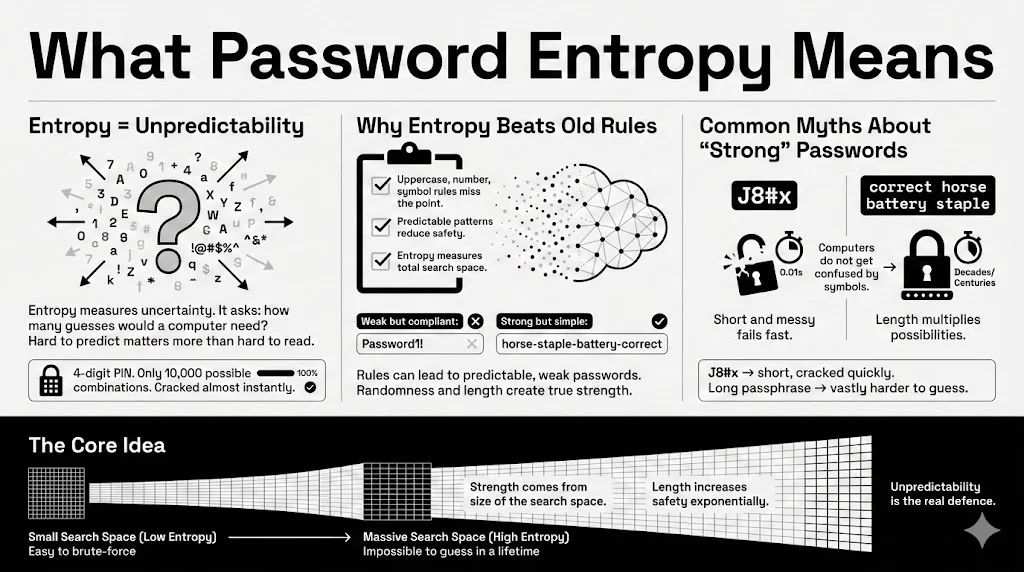 What Password Entropy Means