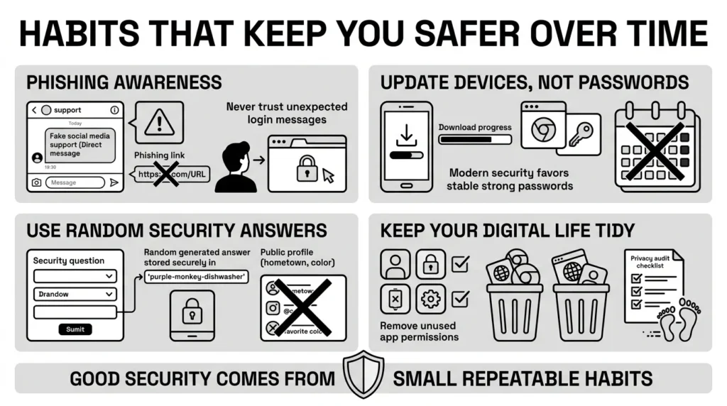 habits that keep you safer over time
