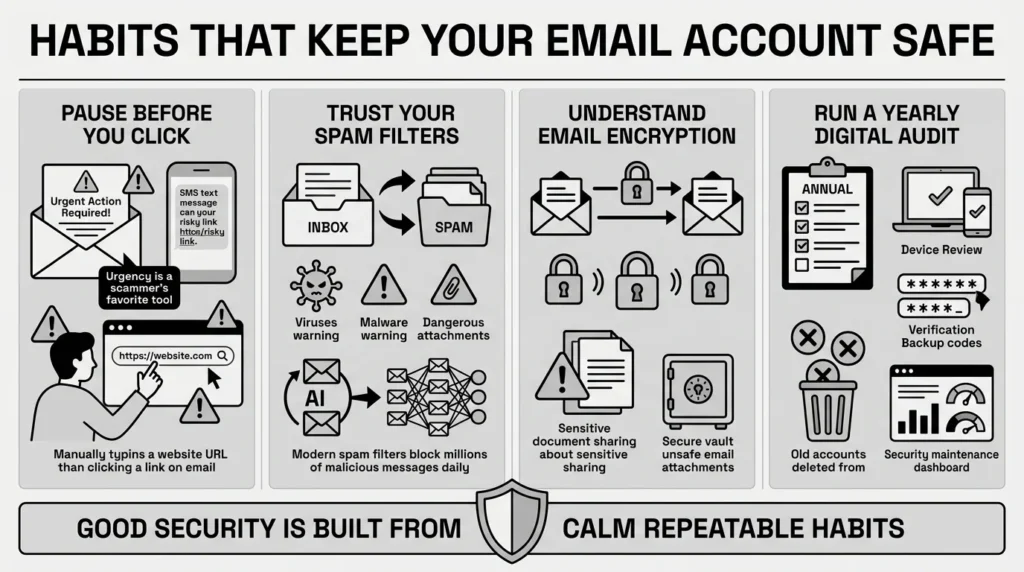 habits that keep your email account safe