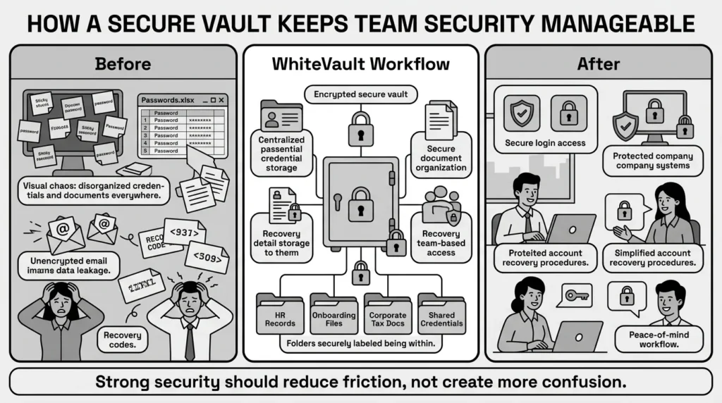how a secure vault keeps team security manageable