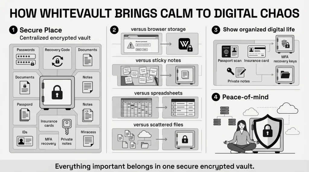 how Whitevault brings calm in digital chaos
