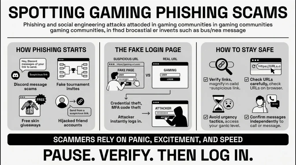 spotting gaming phishing scams