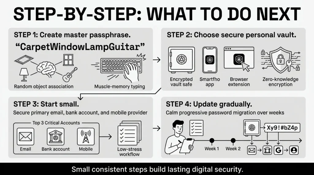 step by step: what to do next