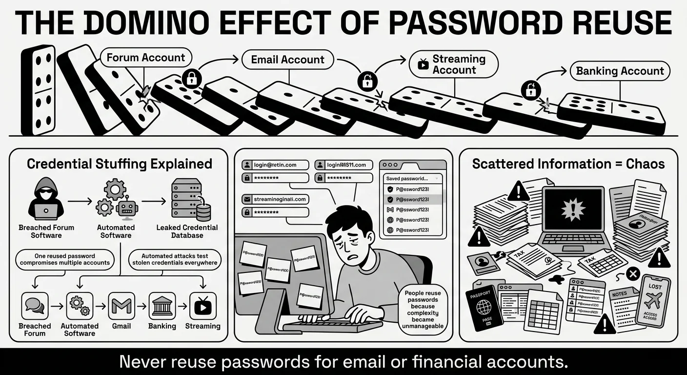 the domino effect why reusing your favorite password is a trap