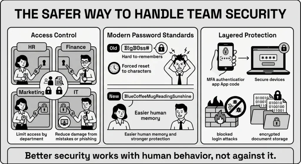 the safer way to handle team security