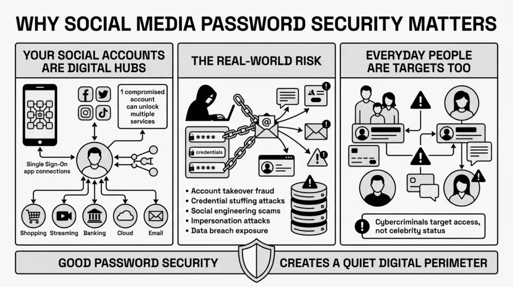 why social media password security matters