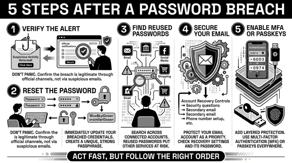 5 steps after a password breach