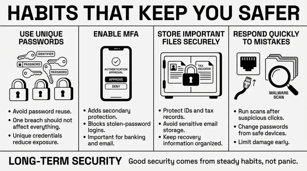 habits that keep you safer