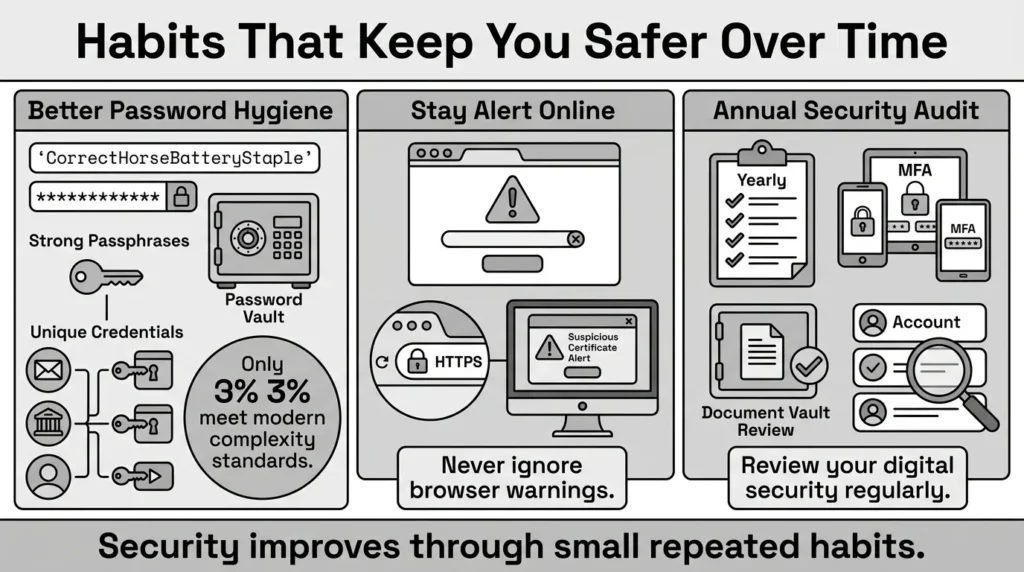 habits that keep you safer over time