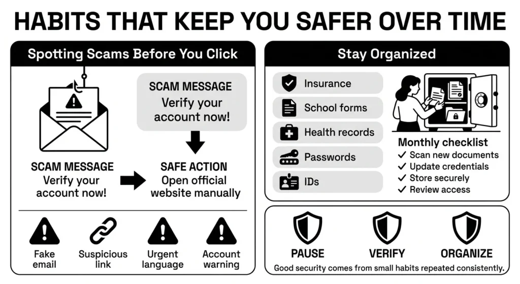 habits that keep you safer over time