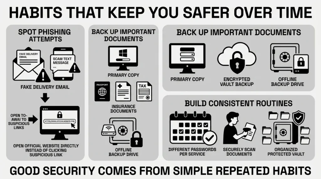 habits that keep you safer over time