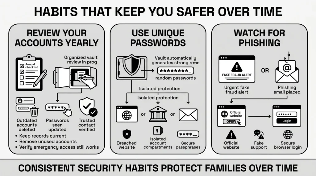 habits that keep you safer over time