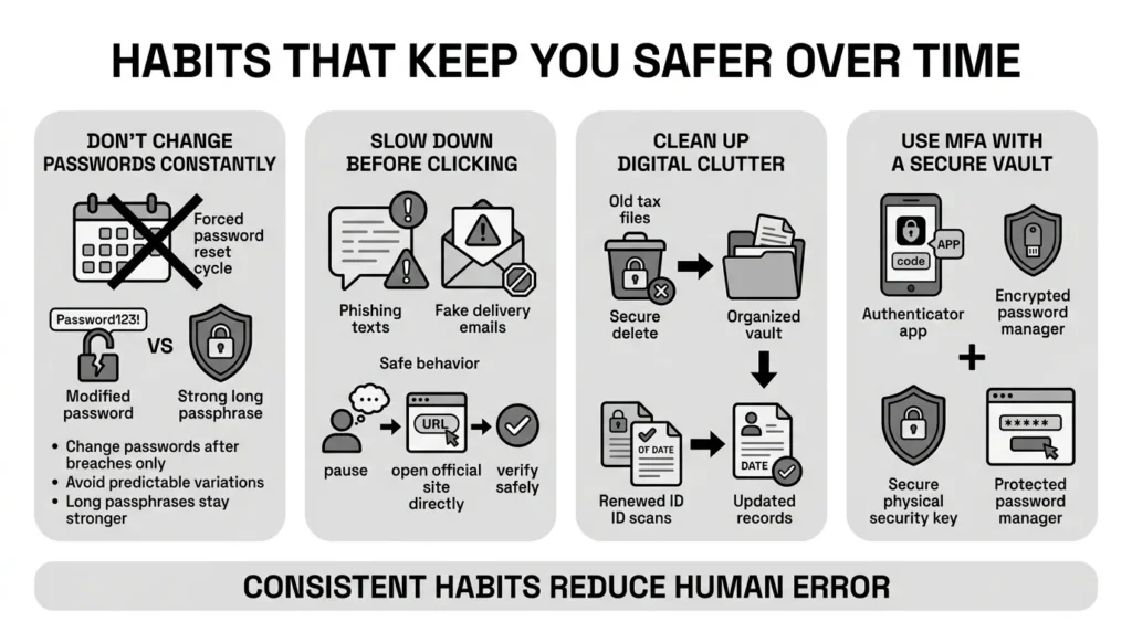 habits that keep you safer over time