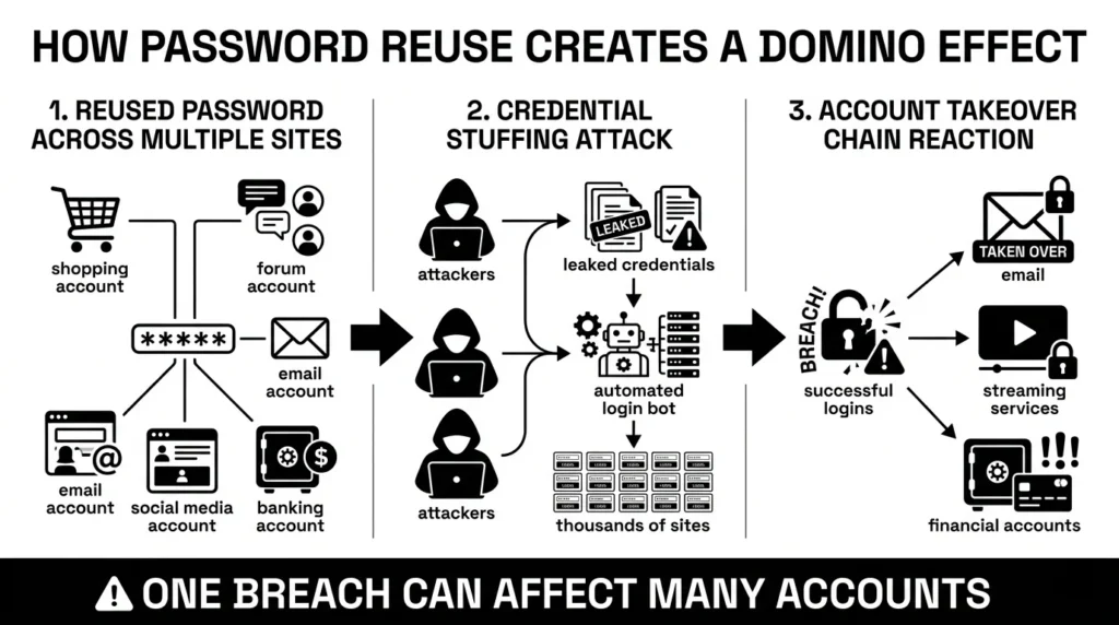 how password reuse creates a domino effect