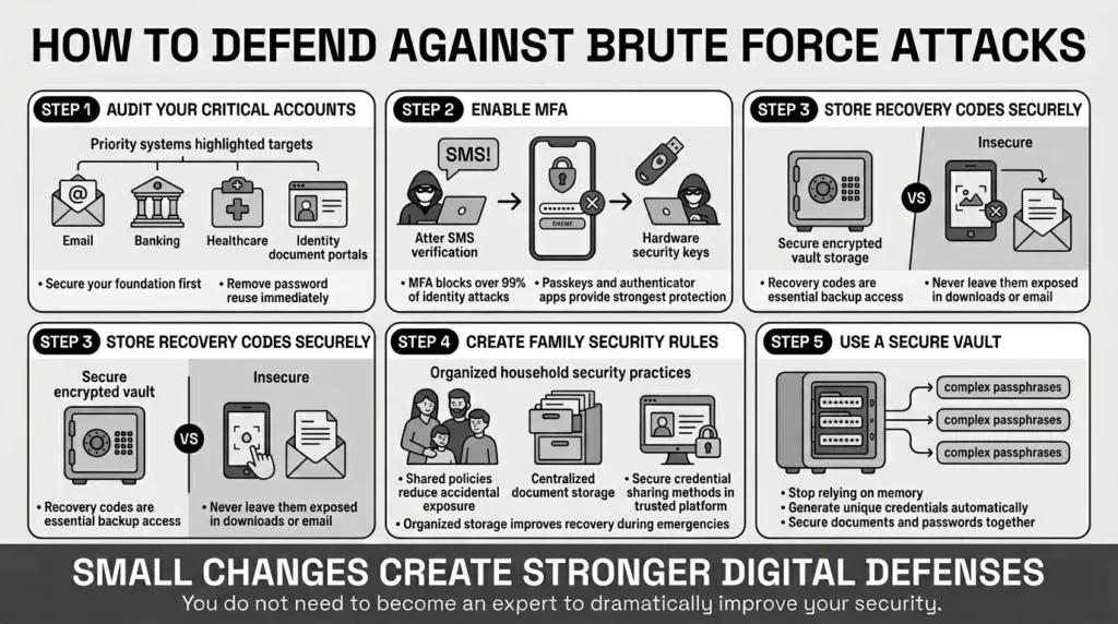 how to defend against brute attacks