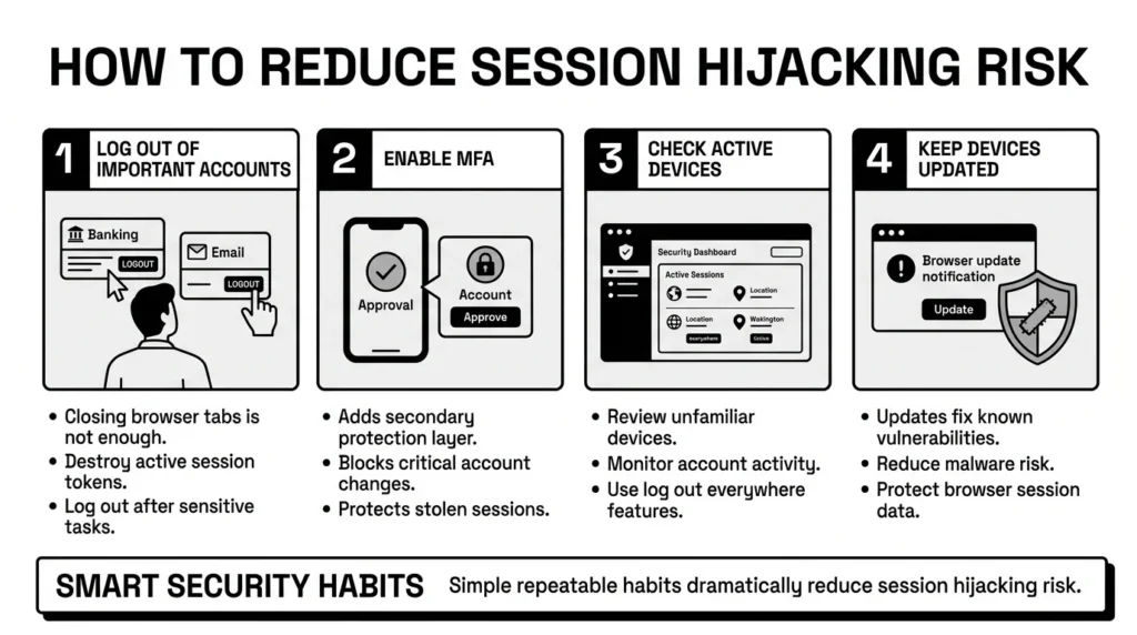 how to reduce session hijacking risk