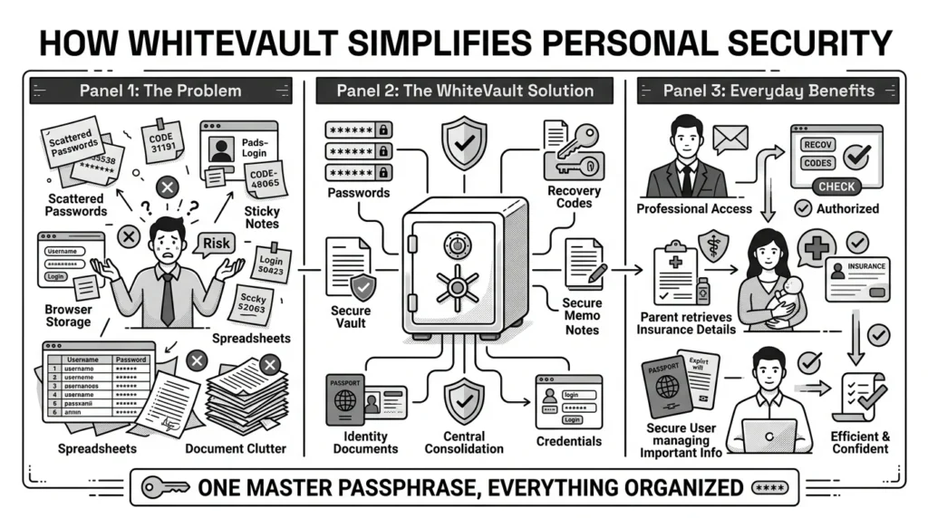 how whitevault simplifies personal security