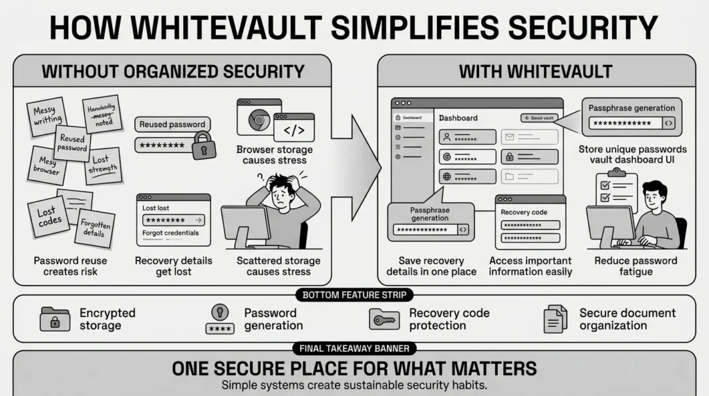 how whitevault simplifies security