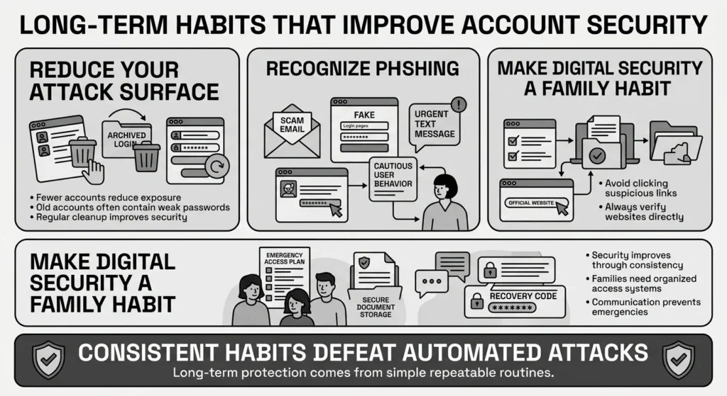 long-term habits that improve account security