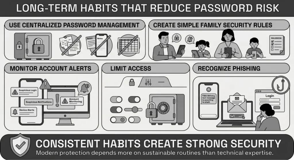long term habits that reduce password risk