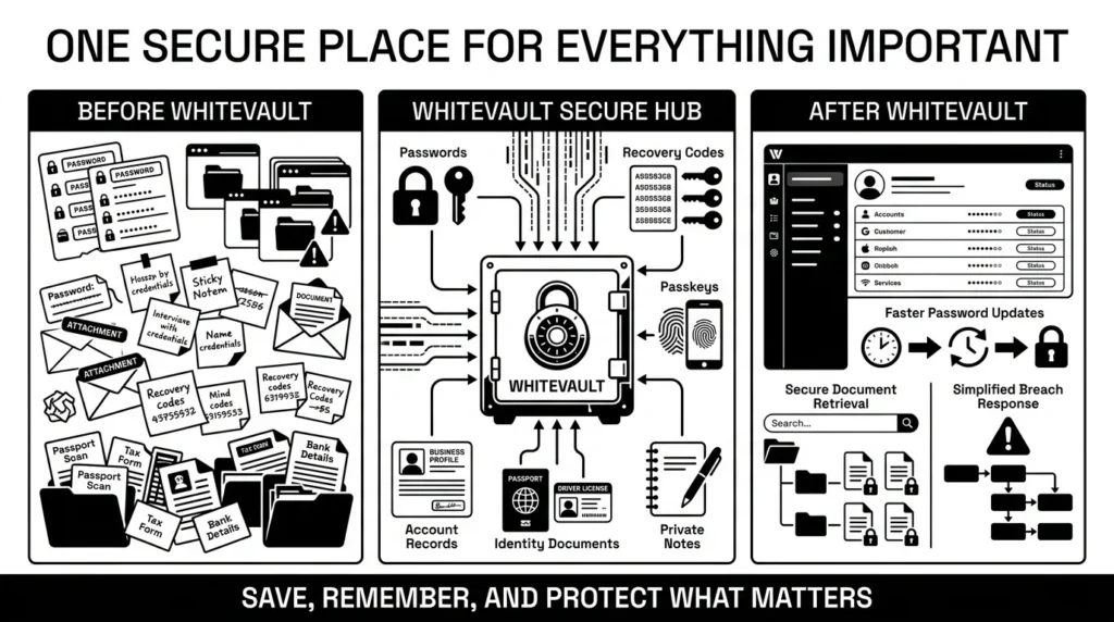 one secure place for everything important