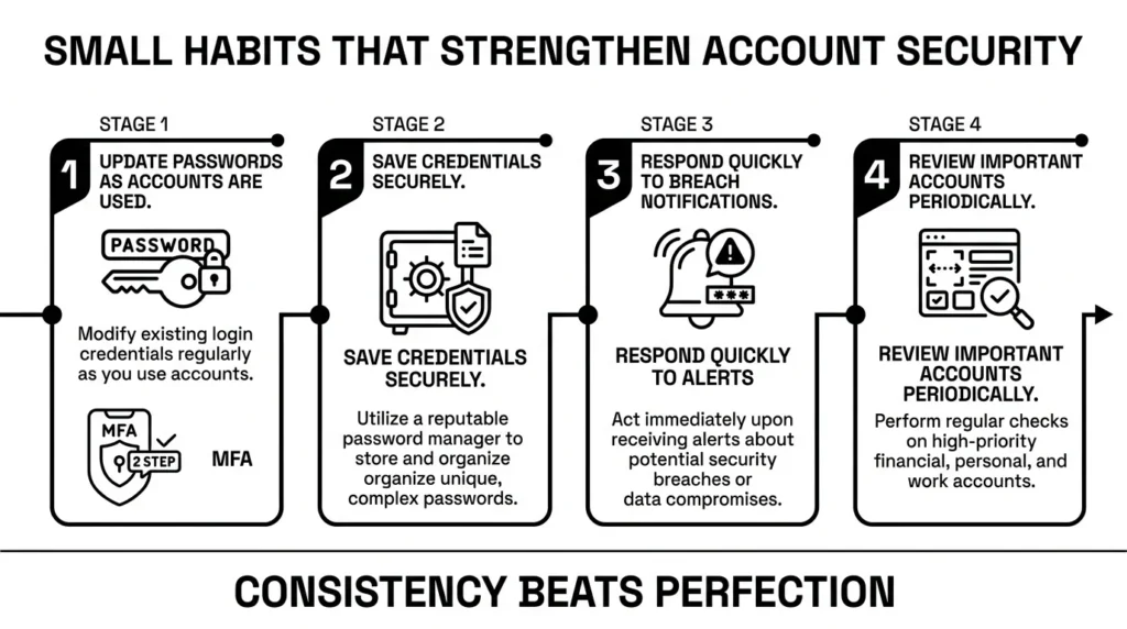 small habits that strengthen account security