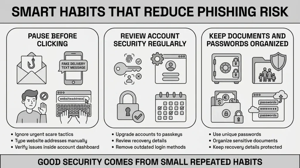 small habits that reduce phishing risk