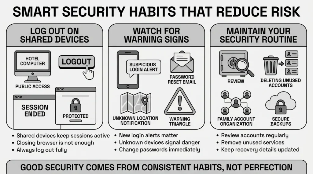 smart security habits that reduce risk