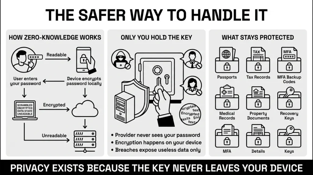 the safer way to handle it