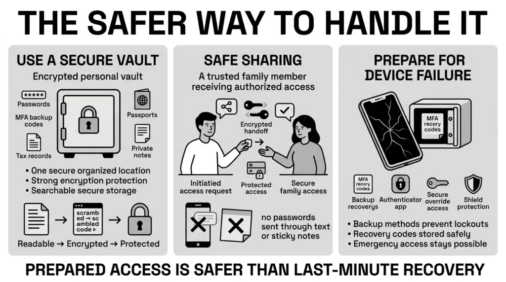 the safer way to handle it