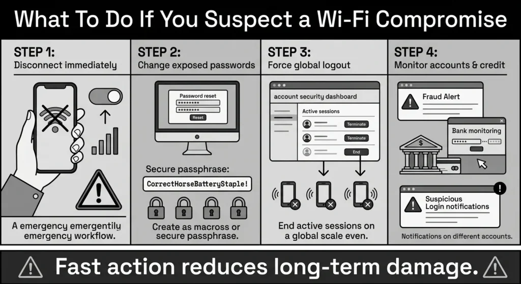 what to do if you suspect a wifi compromise
