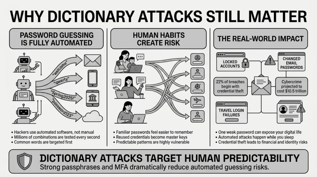 why dictionary attacks still matter