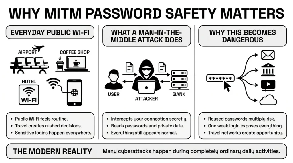 why MITM password safety matters