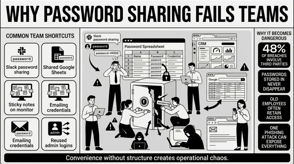 why password sharing fails teams